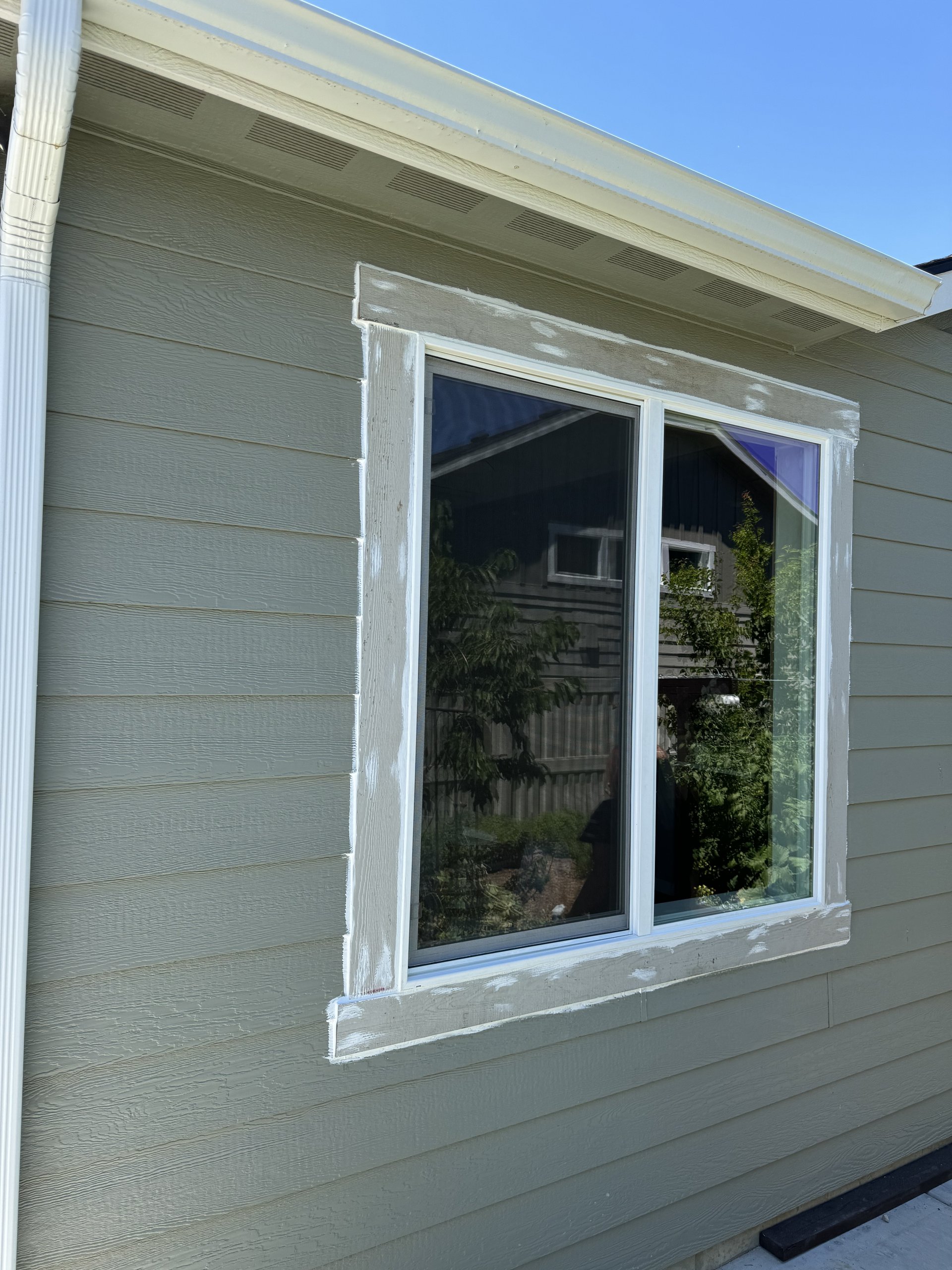 New larger window being installed